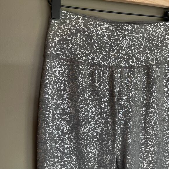 Sweaty Betty Goddess 7/8 Leggings in Grey Foil Size XS Metallic High Waisted Gym - Picture 10 of 16